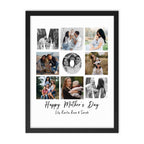 Custom Photo Matte Paper Framed Poster - Mother's Day