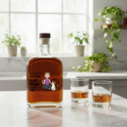 Custom 25OZ Whisky Bottle - Cool Cat Dad | Shopify Product Personalizer