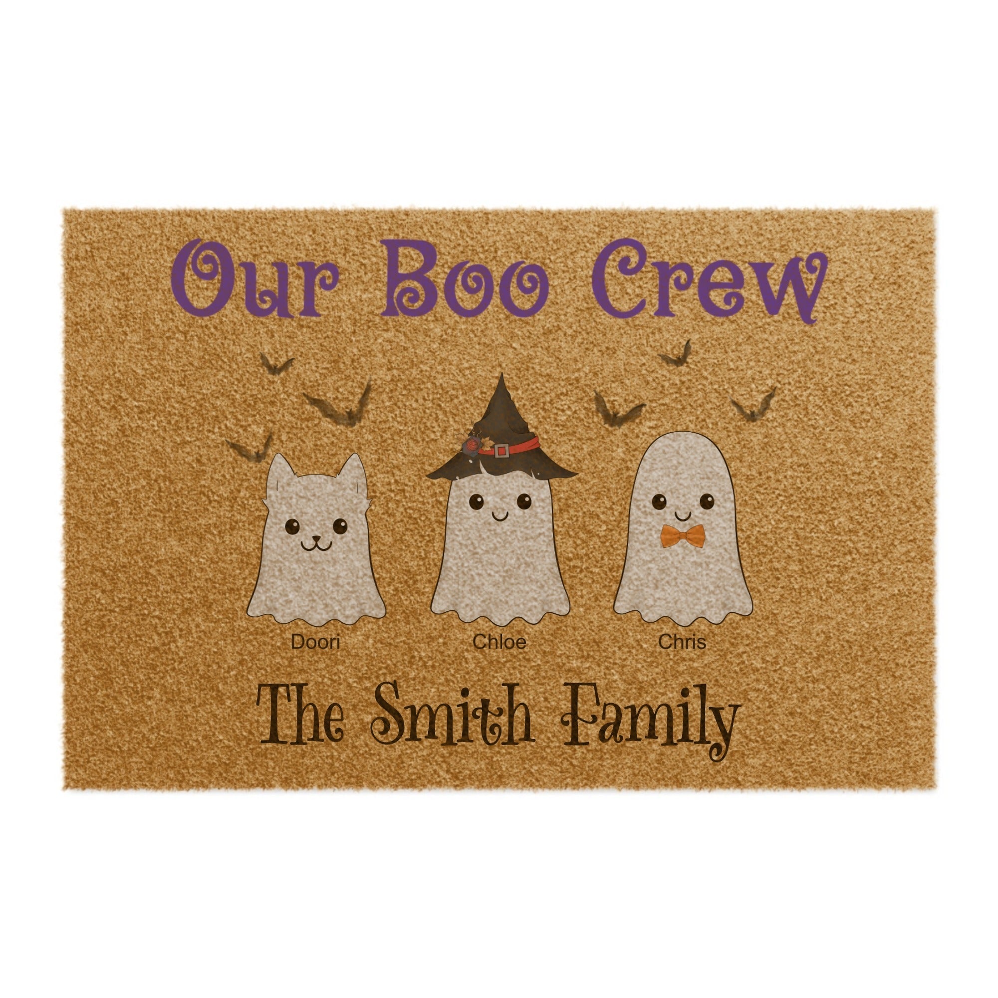 Custom Doormat Our Boo Crew | Shopify Product Personalizer