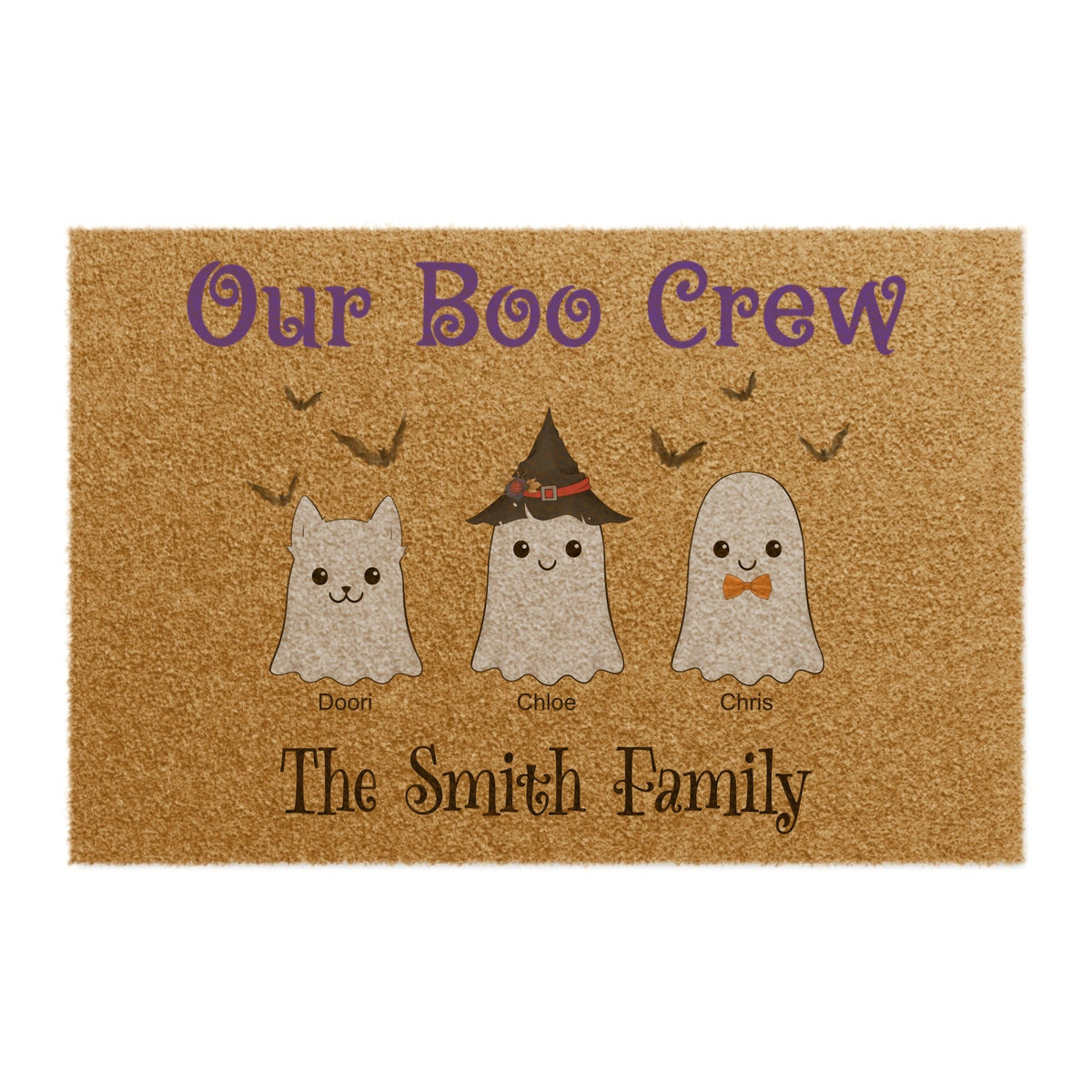 Custom Doormat Our Boo Crew | Shopify Product Personalizer