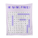 Custom Word Search Sherpa Blanket | Shopify Product Personalizer