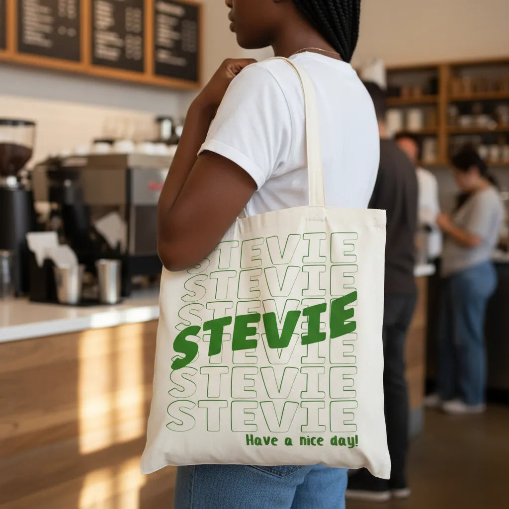 Personalized Name Tote Bag – Custom Text & Quote