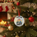 Custom Ceramic Circle Ornament Together Since...